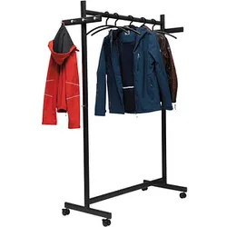 MAUL Rollgarderobe Samba 9424190 schwarz Metall 10 Haken 115,5 x 172,0 cm