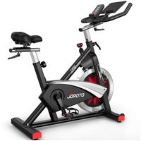 JOROTO Speedbike X2 & X2PRO (Indoor Cycling Bike), Heimtrainer Fahrrad mit Kraftvoller Magnetbremse & Riemenantrieb