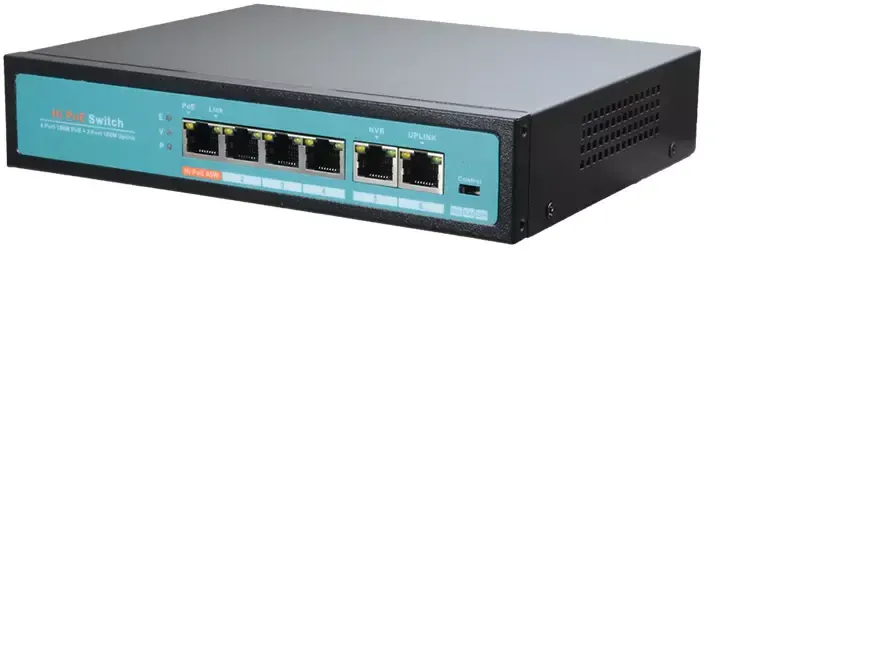 PoE-Switch 4-Port