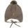 Maximo Strickmütze MAXIMO, Jungen, Gr. 49, grau, Wollmischung, Mützen Strickmütze, mit Fuchsmotiv mit Pompon und Bindeband