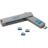 Logilink AU0052 USB-C Port-Blocker (1x Schlüssel 4X Schlösser),