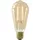 Calex LED Lampe E27, ST64, Vintage Gold, 2100K Extra Warmweiß Licht, mit Tag- und Nachtsensor