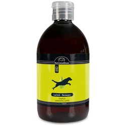 Schecker Lachsöl vom norwegischen Lachs - sorgt für gesunde Haut glänzend gepflegtes Fell Öl 1x500 ml