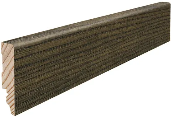 HARO Sockelleiste 16x58mm 2,18m Cube Esche Olivgrau naturgeölt