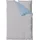 Setex Feinbiber Wendebettwäsche Blau/Grau 200 x 200 cm + 2 x 80 x 80 cm