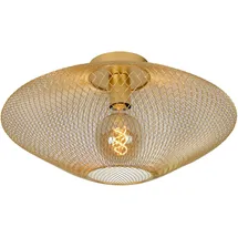 LUCIDE MESH - Deckenleuchte - Ø 45 cm - 1xE27 - Mattes Gold/Messing