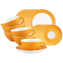 SELTMANN WEIDEN Liberty Pure Colors Teeservice 18-tlg. orange