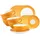 SELTMANN WEIDEN Liberty Pure Colors Teeservice 18-tlg. orange