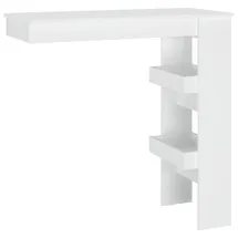 vidaXL Wand-Bartisch 102 x 45 x 103,5 cm Weiß