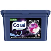 Coral Waschmittel All in 1 Caps Black Velvet 16 WL 0,339 kg Packung