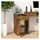 vidaXL Räuchereiche Aktenschrank 33,5 x 50 x 75 cm braun