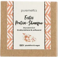 puremetics Festes Protein-Shampoo Mandelmilch