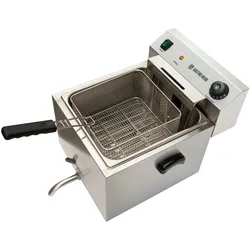 GastroHero Elektro-Fritteuse ECO 10 Starkstrom mit Ablasshahn