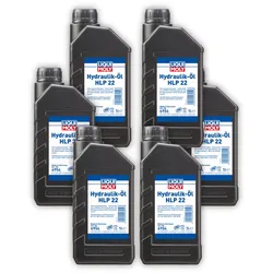6x 1L LIQUI MOLY 6954 Hydrauliköl mineralisch HLP 22 für Maschinen Pumpen