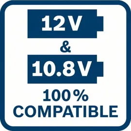 Bosch GTB 12V-11 Professional inkl. 2 x 3 Ah + L-Boxx 06019E4004