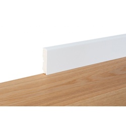 Sockelleiste Cube weiÃ foliert