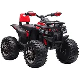 Homcom Elekto-Quad mit Scheinwerfer Kindermotorrad mit USB-Anschluss, MP3-Musikplayer, 100L x 65B x 73H cm