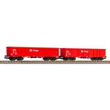 PIKO H0 2er Set Offene Güterwagen Eaos mit Sandladung, DB AG, V