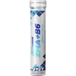 Allnutrition ZMA + B6 Brausetabletten zur Förderung von Schlaf und Regeneration Geschmack Lemon 20 TABL