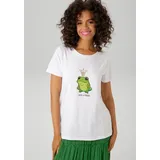 Aniston CASUAL CASUAL T-Shirt Goldfarben/Grün/Schwarz/Weiß 38