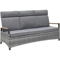 LC Garden Keramo 3er Sofa grau
