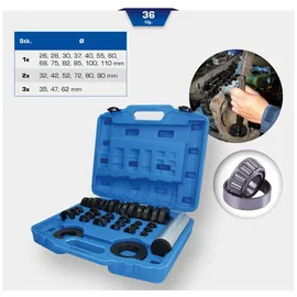 BRILLIANT TOOLS Lager-Eintreib-Satz, Nylon, 36-tlg