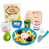 Little Tikes Creative Chefs Nachos Kit - Mit Speziellem Make-It! Mix-Spielsand, 22 Zubehörteilen, Realistisches Rollenspiel, Nacho-Zubereitung, für Jungen und Mädchen ab 3 Jahren, Nicht ESSBAR