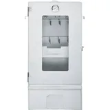 Stabli Möbel Räucherofen mit 1 kg Hackschnitzel 44,5x29x83 cm - Gasgrills CC4533740 - Silber