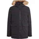 adidas Hooded Fur Parka Black L