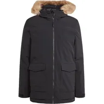 adidas Hooded Fur Parka Black L