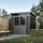 Weide Gartenhaus 2,18 x 2,18 m Anthrazit