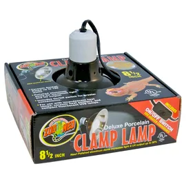 Zoo Med Deluxe Porzellan Klemmlampe für Terrarien - max.