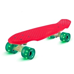 fun pro Skateboard Mini Cruiser Skateboard rot
