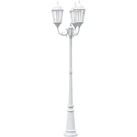 vidaXL Garten-Licht Weiß 235 cm Aluminium vidaXL