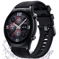 HONOR Watch GS 3 Smartwatch Herren Damen 46 mm Smartwatch Pulsuhr Fitness Akku 14 Tage mit Schrittzähler, Herzfrequenzmesser, 5 ATM, GPS, 326PPI AMOLED 1,43 Zoll für Android (Schwarz)