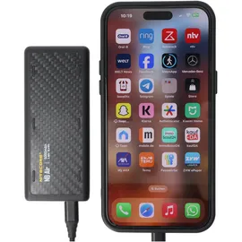Nitecore Powerbank NB Air, 5000mAh, wasserdicht, 89 Gramm, Carbon-Gehäuse