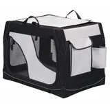 Trixie Mobile Kennel Vario 30 S–M 76 x 48 x 51 cm Schwarz/Grau