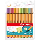 Stabilo point 88 - 18er Pack - mit 18 verschiedenen Farben