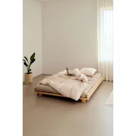 Karup Social Bed 148 x 204 cm Beige/Rosa