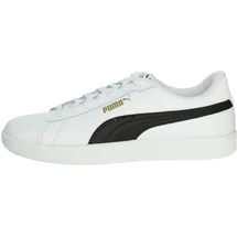 Puma Smash 3.0 L Sneaker, weiß, Schwarz Gold, 42.5 EU