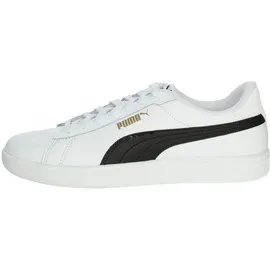 Puma Smash 3.0 L Sneaker, weiß, Schwarz Gold, 42.5 EU
