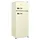 Respekta Retro Kühl-Gefrierkombination (211 l, 1440 mm hoch, Creme)
