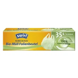 Swirl Biomüllbeutel 317110 35,0 l grün, 6 St.