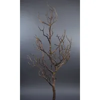 Seidenblumen Roß Großer Dekoast/Dekozweig 80cm braun YF künstlicher AST