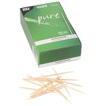 Papstar Zahnstocher rund 6,8 cm Holz