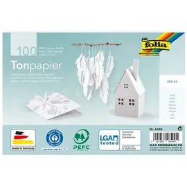 Folia Tonpapier A4 130 g/qm weiß