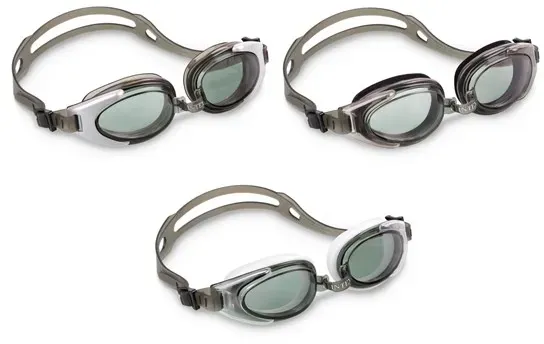 Wassersport-Schwimmbrille, 3 sort.