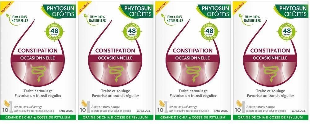 Phytosun Arôms Constipation Occasionnelle Sans Sucres 10 Sachets 4x10 pc(s) sachet(s)