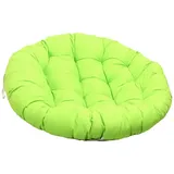 Baoblaze Gartenstuhl Kissen, 50 * 50 cm Rundes Sitzkissen, Gemütliches Stuhlauflage, Abnehmbar Sitzkissen Outdoor/Indoor, Stuhlauflagen für Schlafzimmer, Familienzimmer, Kissen für Hängesessel, GrÜn