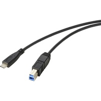 Renkforce USB-Kabel USB 3.2 Gen1 USB-C® Stecker, USB-B Stecker